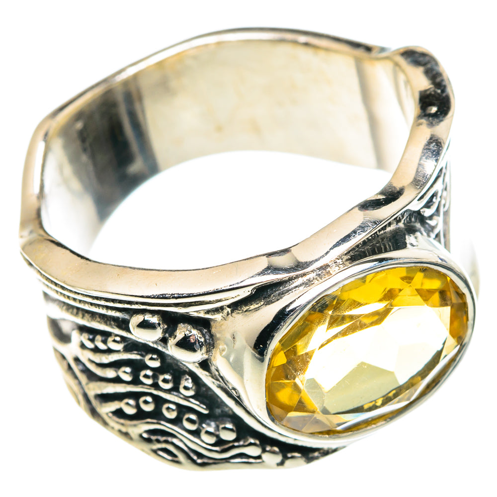 Citrine Rings handcrafted by Ana Silver Co - RING91078