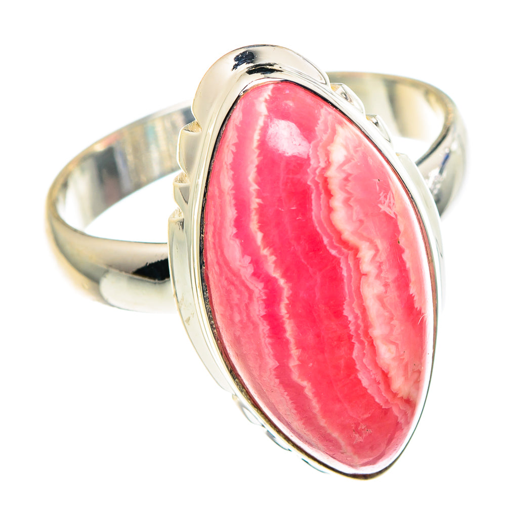 Rhodochrosite Rings handcrafted by Ana Silver Co - RING91082