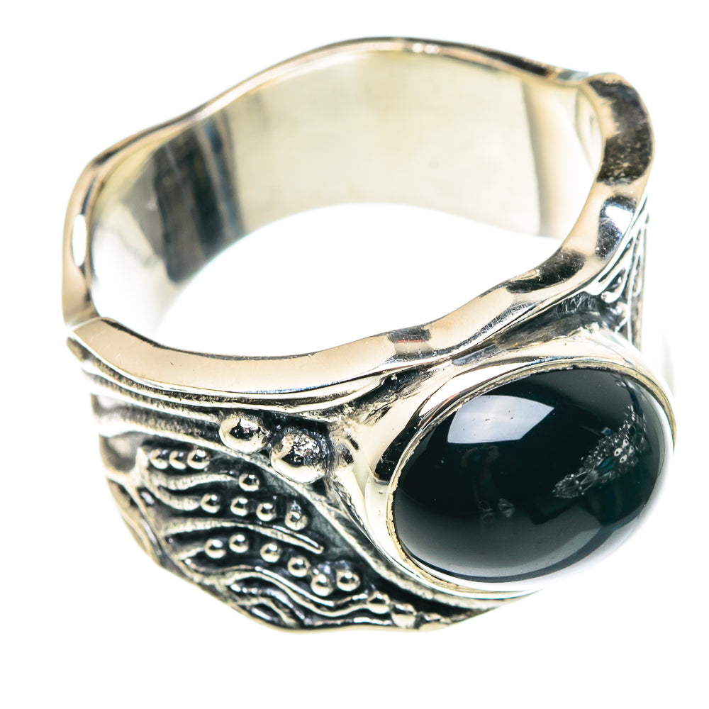 Black Onyx Rings handcrafted by Ana Silver Co - RING91089
