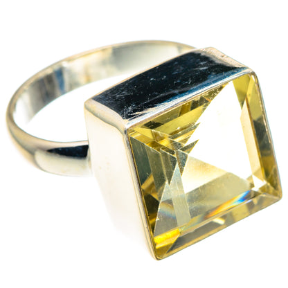 Lemon Quartz Rings handcrafted by Ana Silver Co - RING91092
