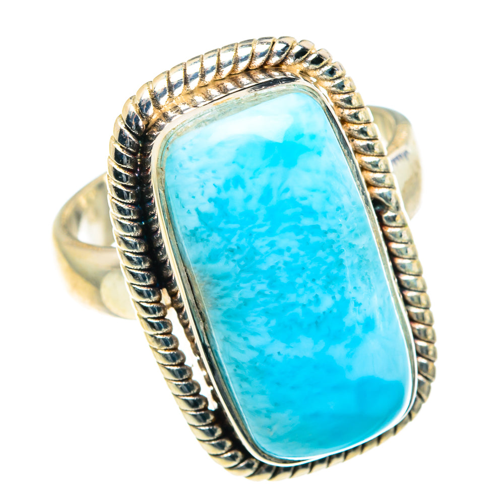 Larimar Rings handcrafted by Ana Silver Co - RING91098