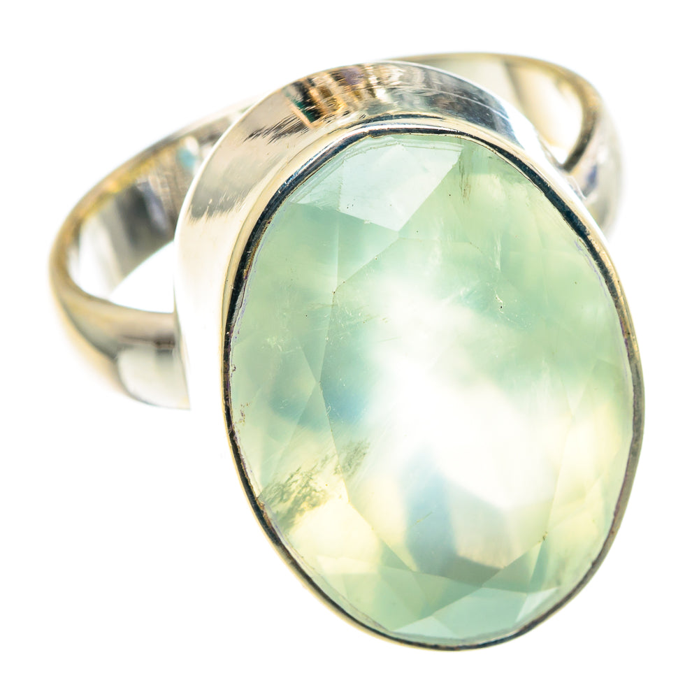 Prehnite Rings handcrafted by Ana Silver Co - RING91102