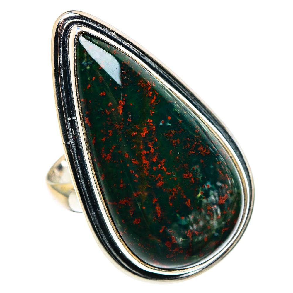 Bloodstone Rings handcrafted by Ana Silver Co - RING91109