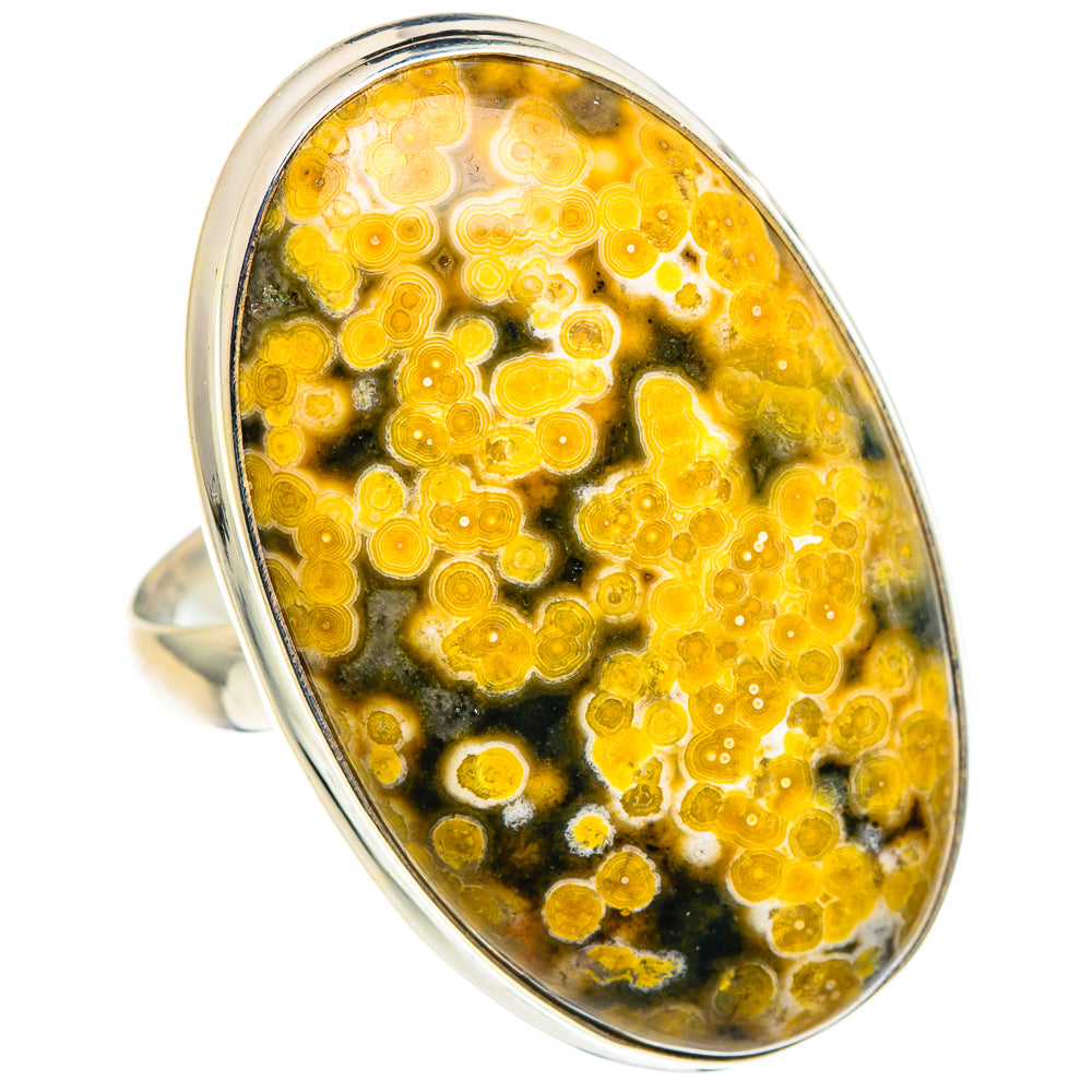 Ocean Jasper Rings handcrafted by Ana Silver Co - RING91116