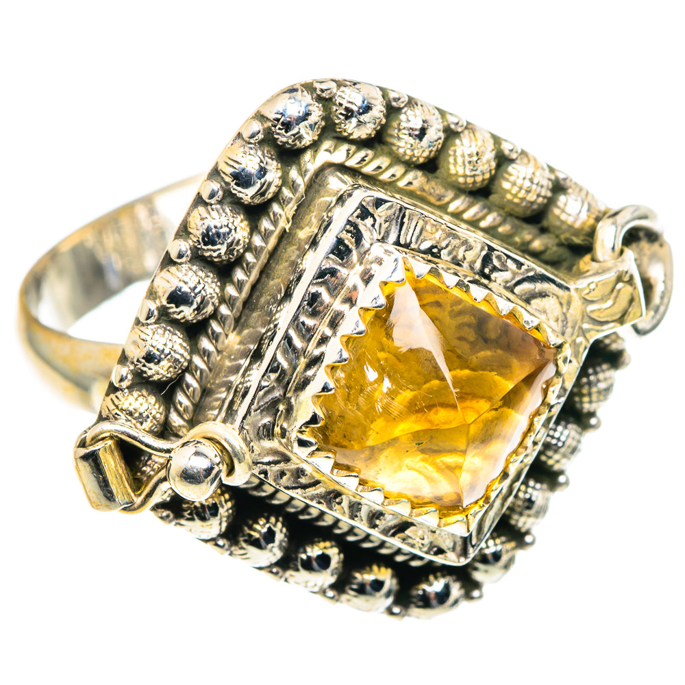 Citrine Rings handcrafted by Ana Silver Co - RING91121
