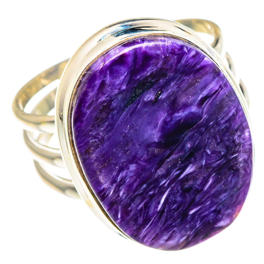 Charoite Rings handcrafted by Ana Silver Co - RING91131