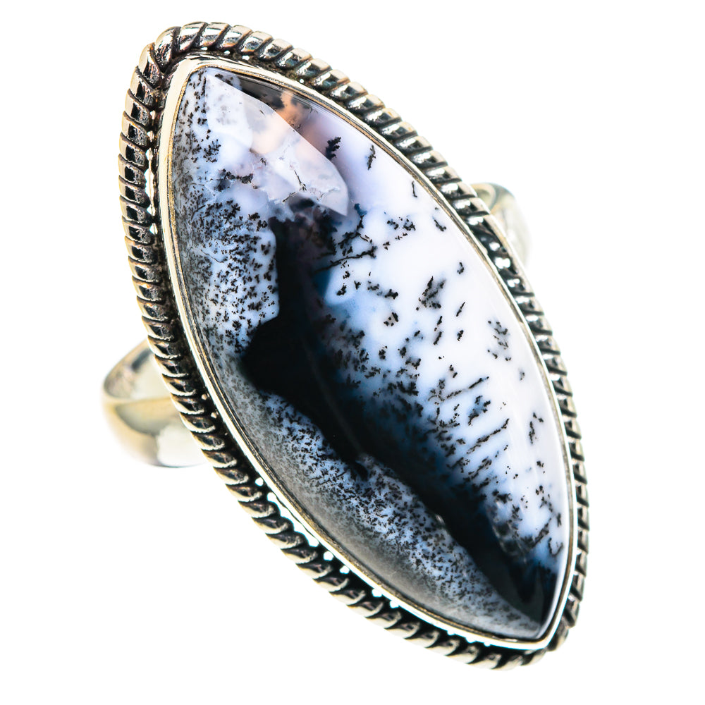 Dendritic Opal Rings handcrafted by Ana Silver Co - RING91136