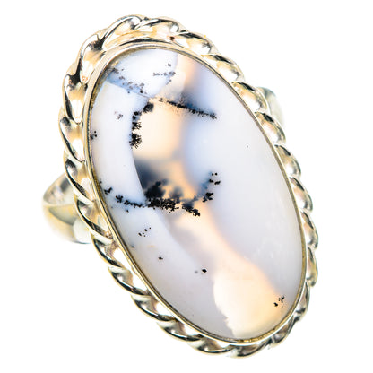 Dendritic Opal Rings handcrafted by Ana Silver Co - RING91138