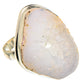 White Geode Slice Rings handcrafted by Ana Silver Co - RING91139