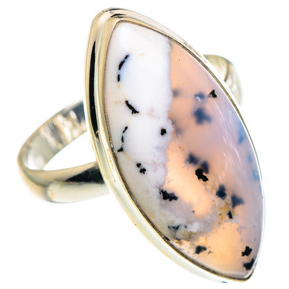 Dendritic Opal Rings handcrafted by Ana Silver Co - RING91142