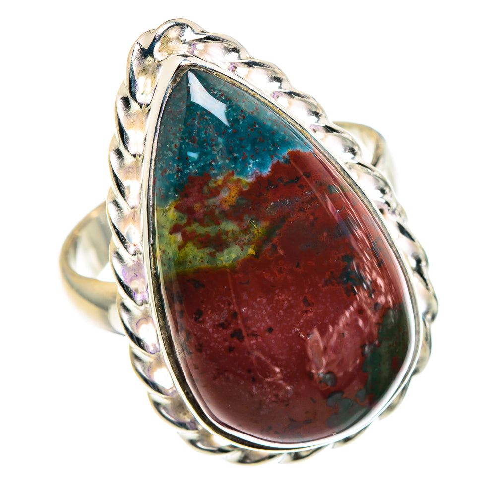 Bloodstone Rings handcrafted by Ana Silver Co - RING91144