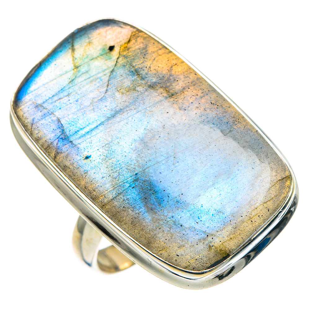 Labradorite Rings handcrafted by Ana Silver Co - RING91154