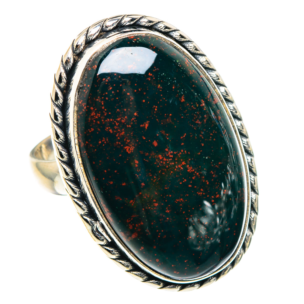 Bloodstone Rings handcrafted by Ana Silver Co - RING91163