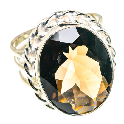 Smoky Quartz Rings handcrafted by Ana Silver Co - RING91170