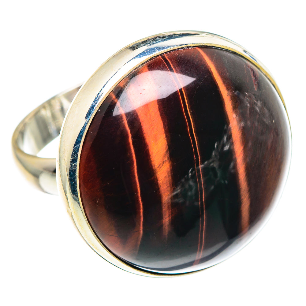Red Tiger Eye Rings handcrafted by Ana Silver Co - RING91171