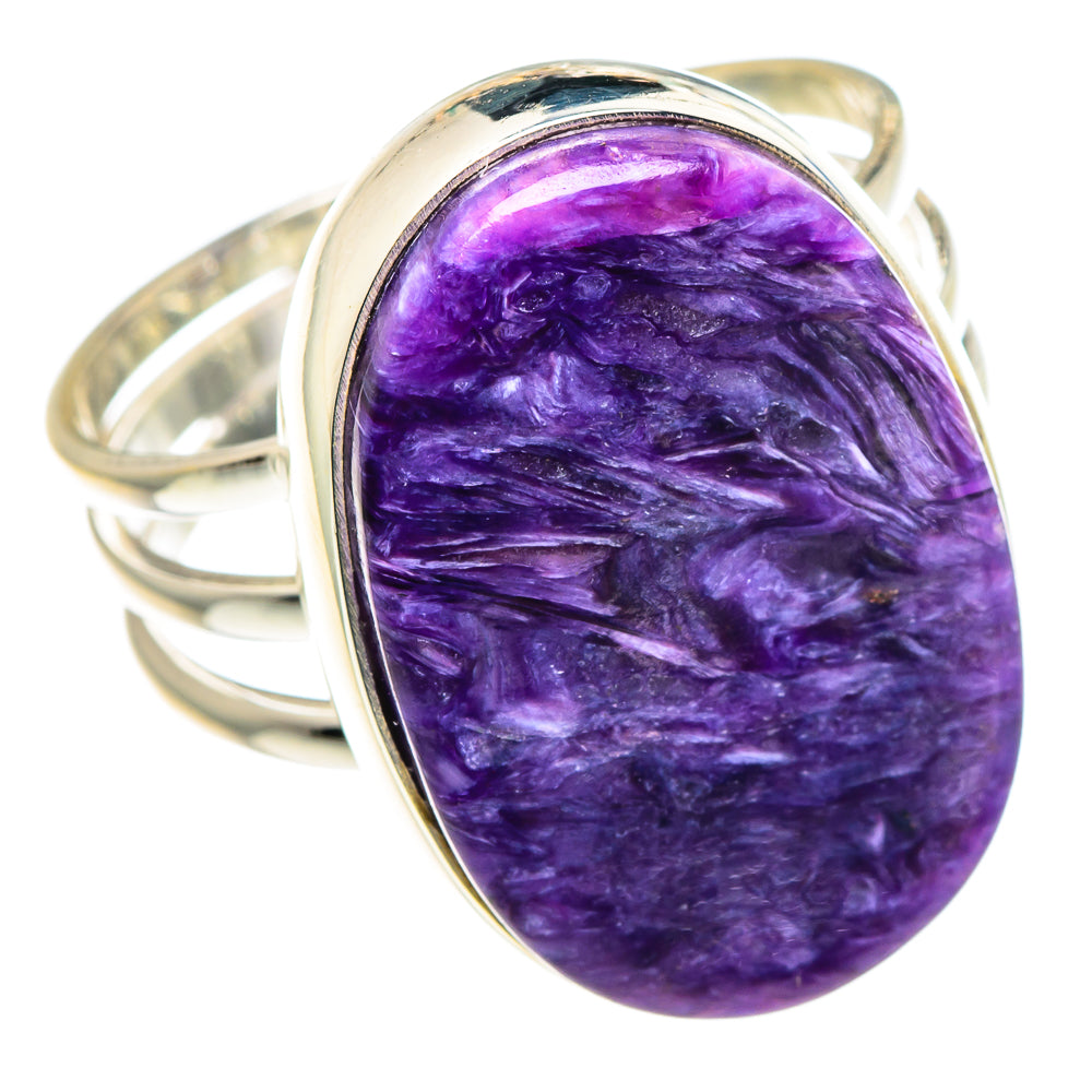 Charoite Rings handcrafted by Ana Silver Co - RING91182