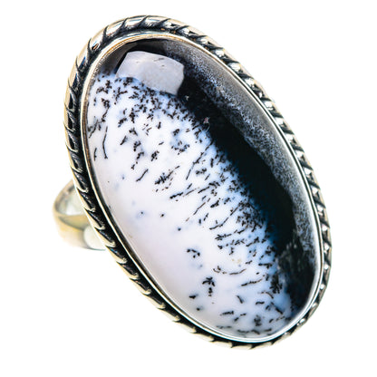 Dendritic Opal Rings handcrafted by Ana Silver Co - RING91192