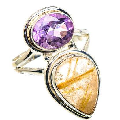 Rutilated Quartz Rings handcrafted by Ana Silver Co - RING91198