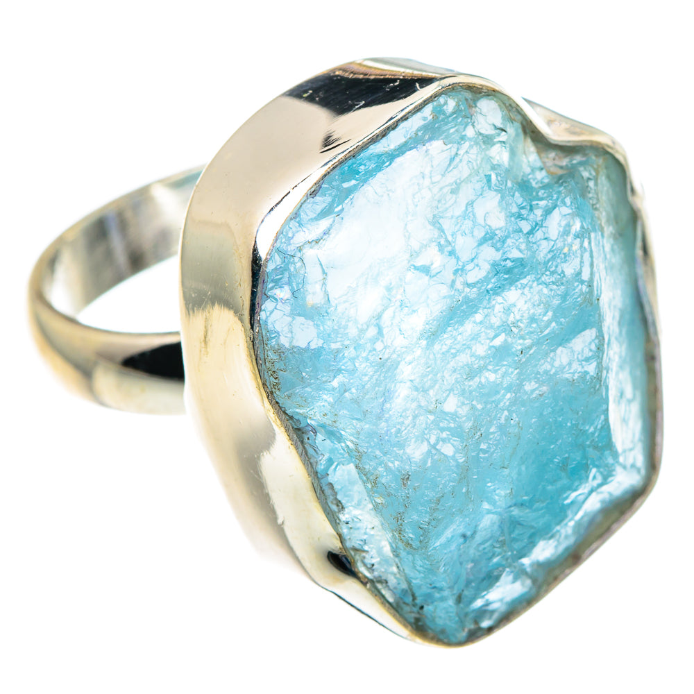 Aquamarine Rings handcrafted by Ana Silver Co - RING91205