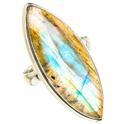 Labradorite Rings handcrafted by Ana Silver Co - RING91209