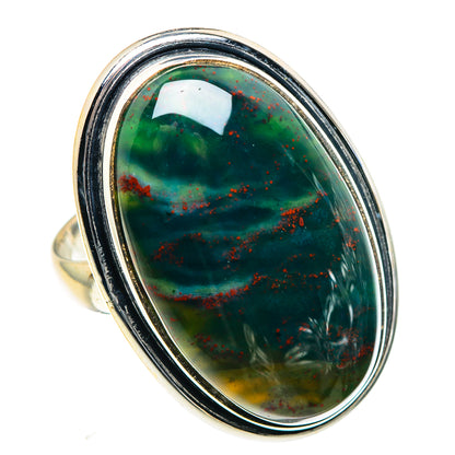Bloodstone Rings handcrafted by Ana Silver Co - RING91215