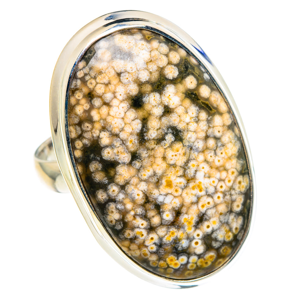 Ocean Jasper Rings handcrafted by Ana Silver Co - RING91216