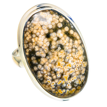 Ocean Jasper Rings handcrafted by Ana Silver Co - RING91216