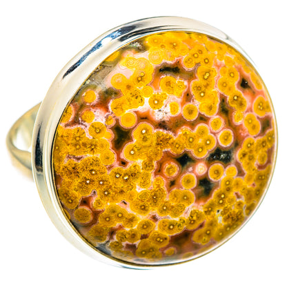 Ocean Jasper Rings handcrafted by Ana Silver Co - RING91217