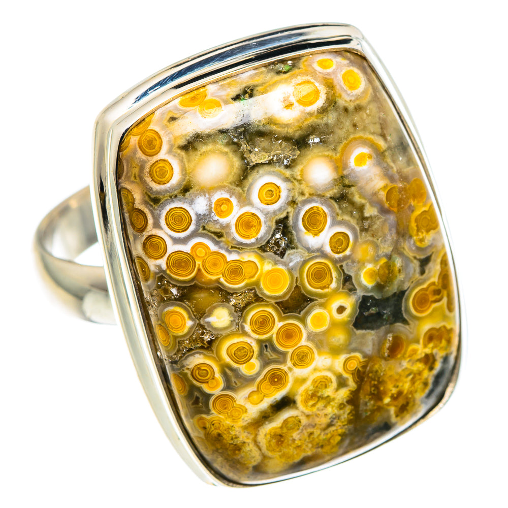 Ocean Jasper Rings handcrafted by Ana Silver Co - RING91220
