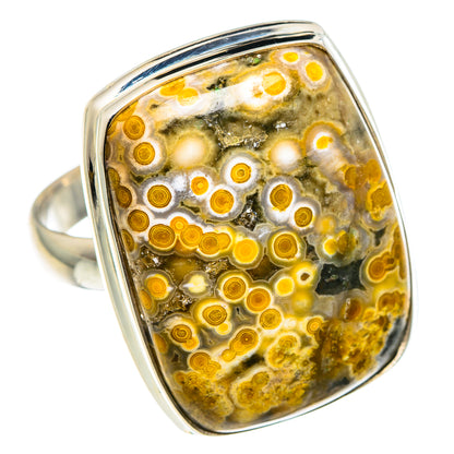 Ocean Jasper Rings handcrafted by Ana Silver Co - RING91220