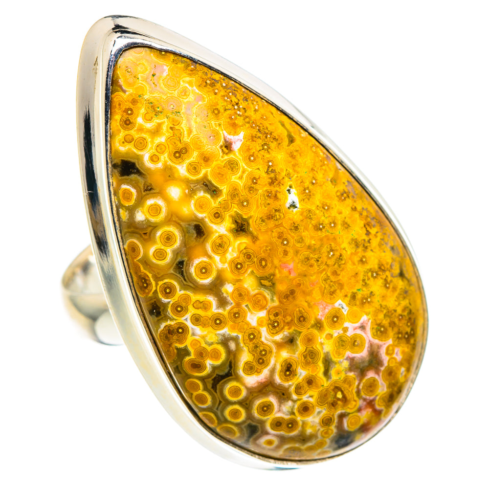 Ocean Jasper Rings handcrafted by Ana Silver Co - RING91224