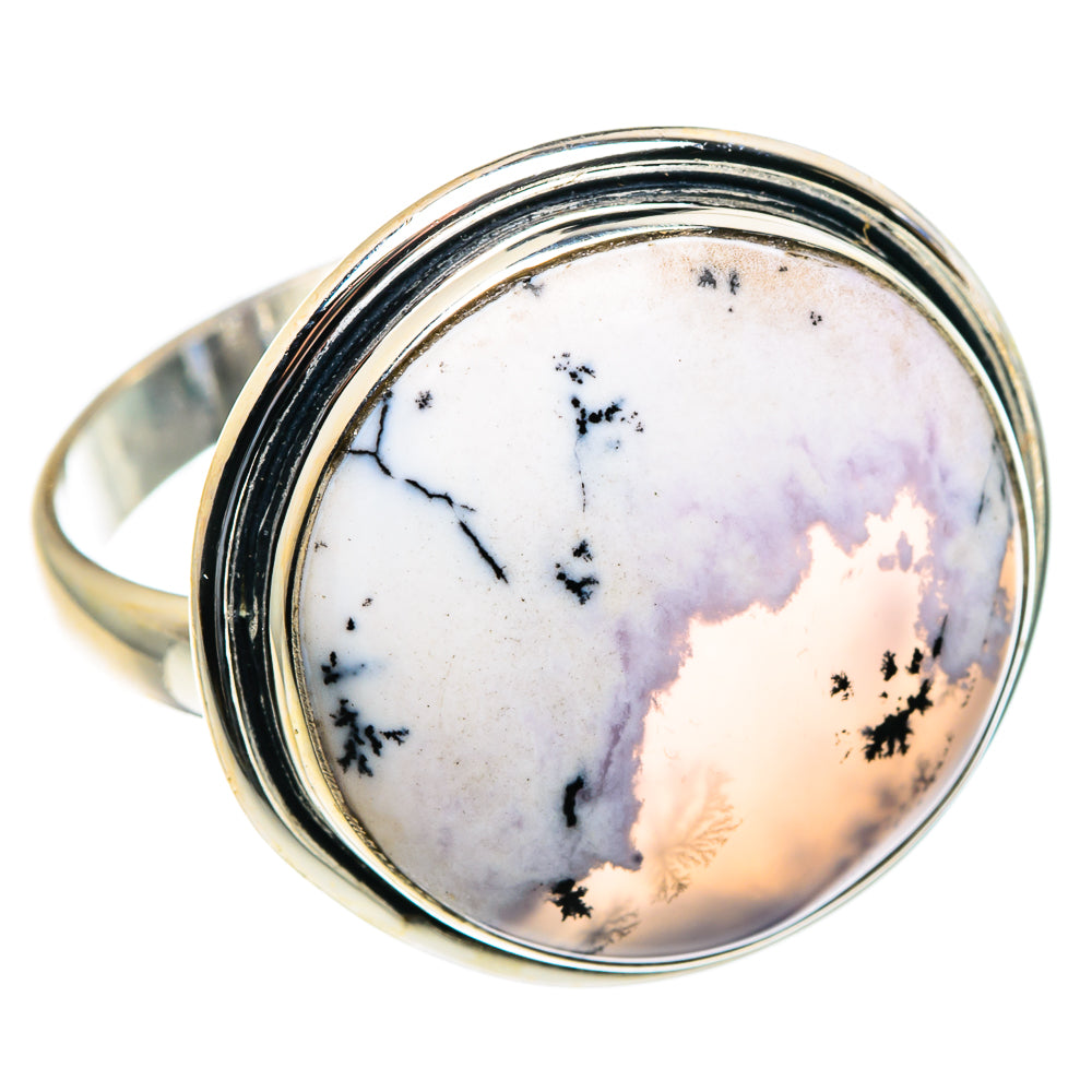 Dendritic Opal Rings handcrafted by Ana Silver Co - RING91234