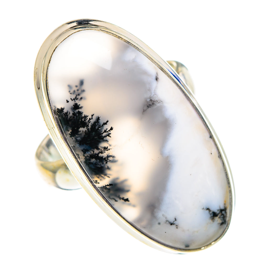 Dendritic Opal Rings handcrafted by Ana Silver Co - RING91236