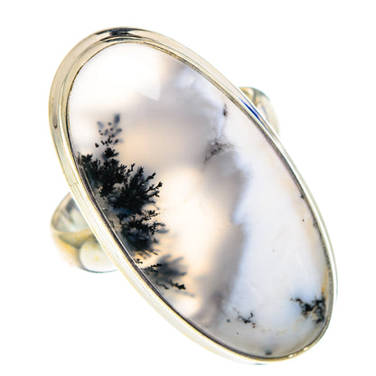 Dendritic Opal Rings handcrafted by Ana Silver Co - RING91236