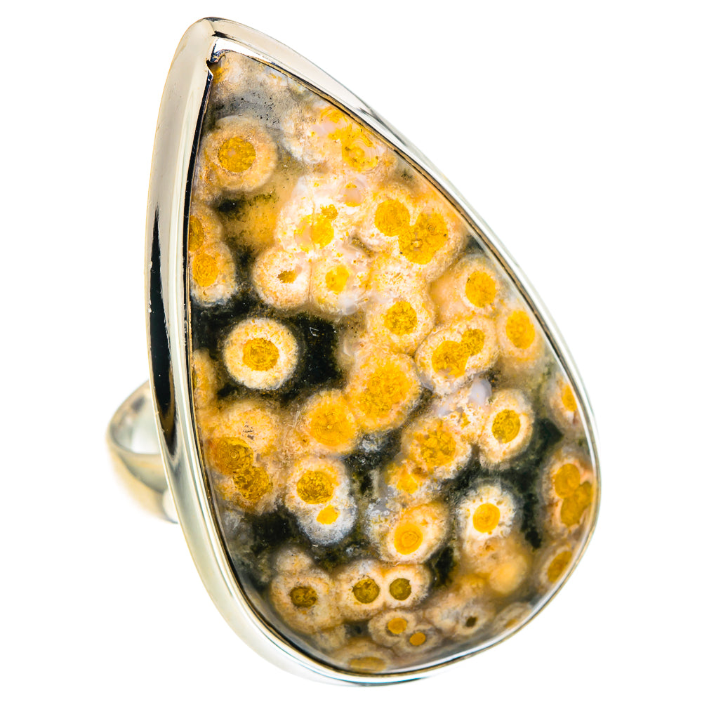 Ocean Jasper Rings handcrafted by Ana Silver Co - RING91243