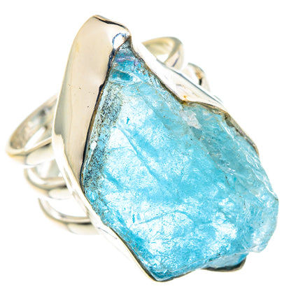 Aquamarine Rings handcrafted by Ana Silver Co - RING91248