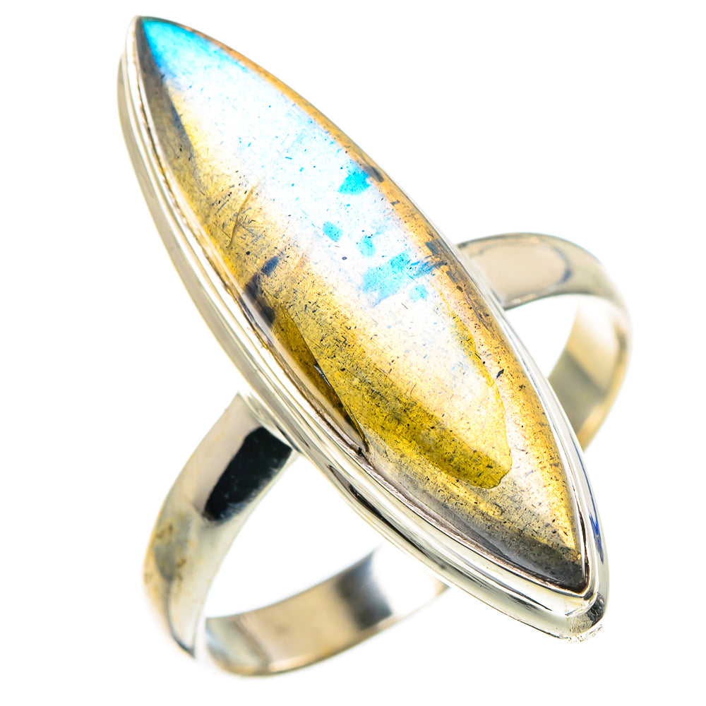 Labradorite Rings handcrafted by Ana Silver Co - RING91252
