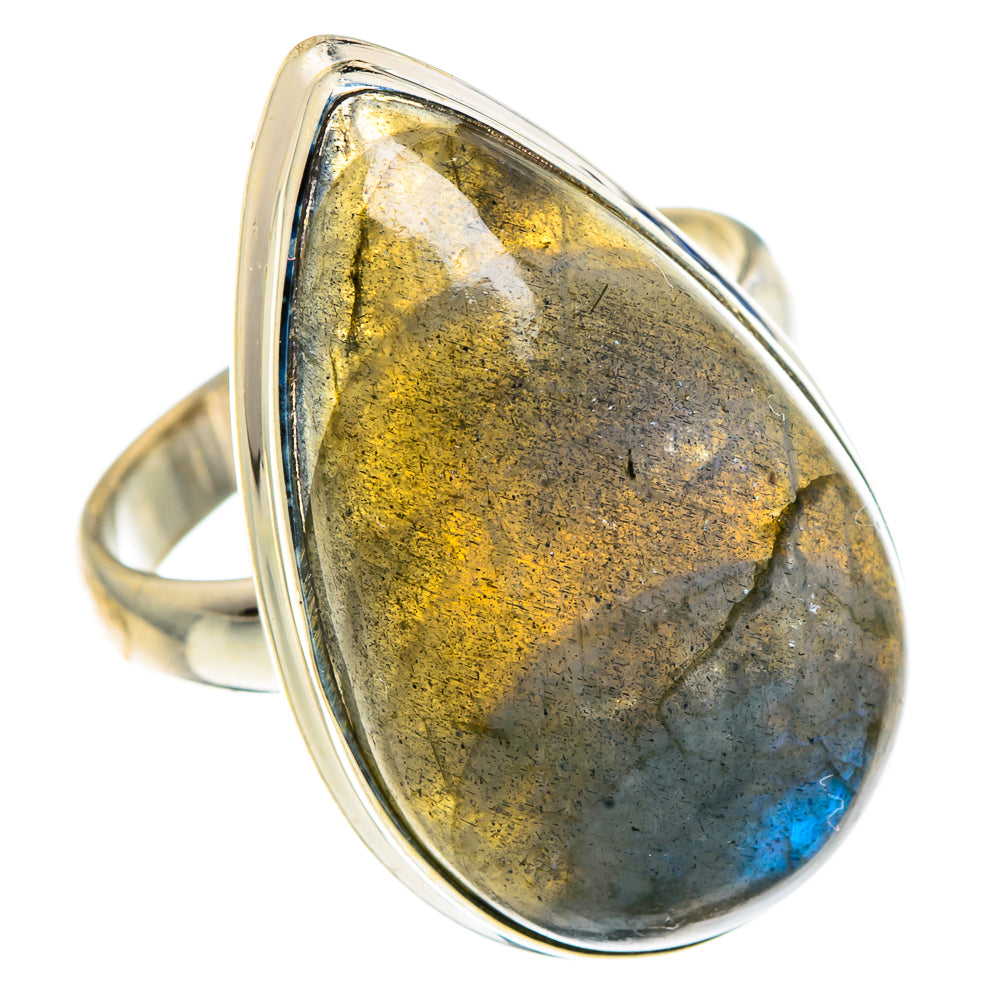 Labradorite Rings handcrafted by Ana Silver Co - RING91254