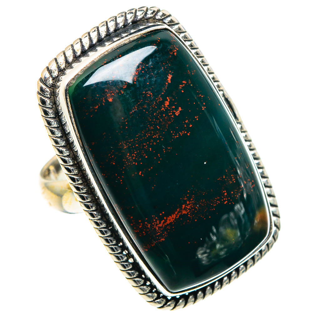 Bloodstone Rings handcrafted by Ana Silver Co - RING91260