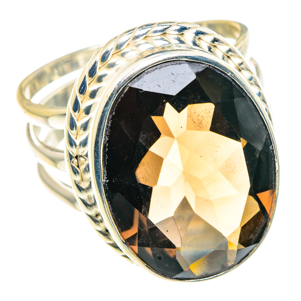 Smoky Quartz Rings handcrafted by Ana Silver Co - RING91262