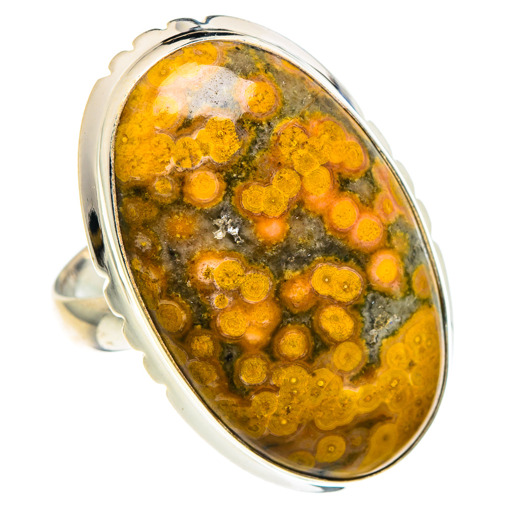 Ocean Jasper Rings handcrafted by Ana Silver Co - RING91263 - Photo 2