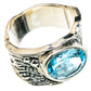 Blue Topaz Rings handcrafted by Ana Silver Co - RING91270