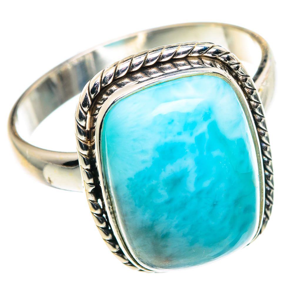 Larimar Rings handcrafted by Ana Silver Co - RING91271