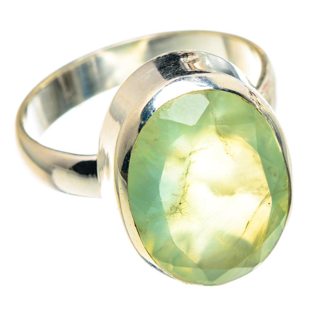 Prehnite Rings handcrafted by Ana Silver Co - RING91274 - Photo 2