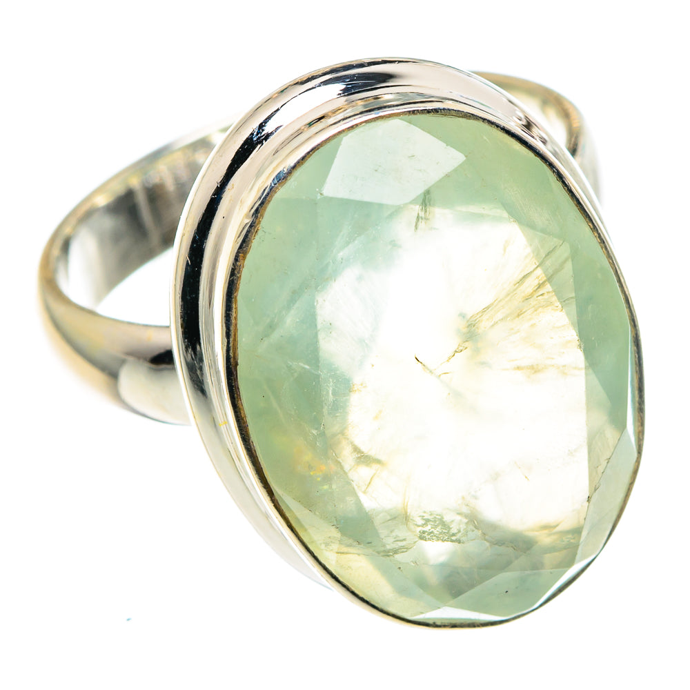 Prehnite Rings handcrafted by Ana Silver Co - RING91276