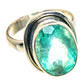 Green Fluorite Rings handcrafted by Ana Silver Co - RING91279