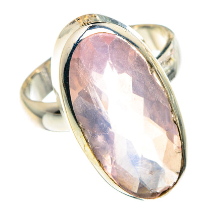Rose Quartz Rings handcrafted by Ana Silver Co - RING91281