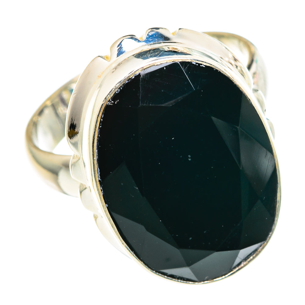 Black Onyx Rings handcrafted by Ana Silver Co - RING91286 - Photo 2