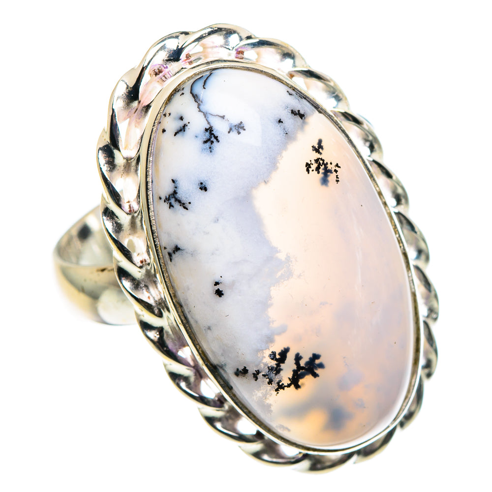 Dendritic Opal Rings handcrafted by Ana Silver Co - RING91289