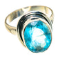 Blue Fluorite Rings handcrafted by Ana Silver Co - RING91296